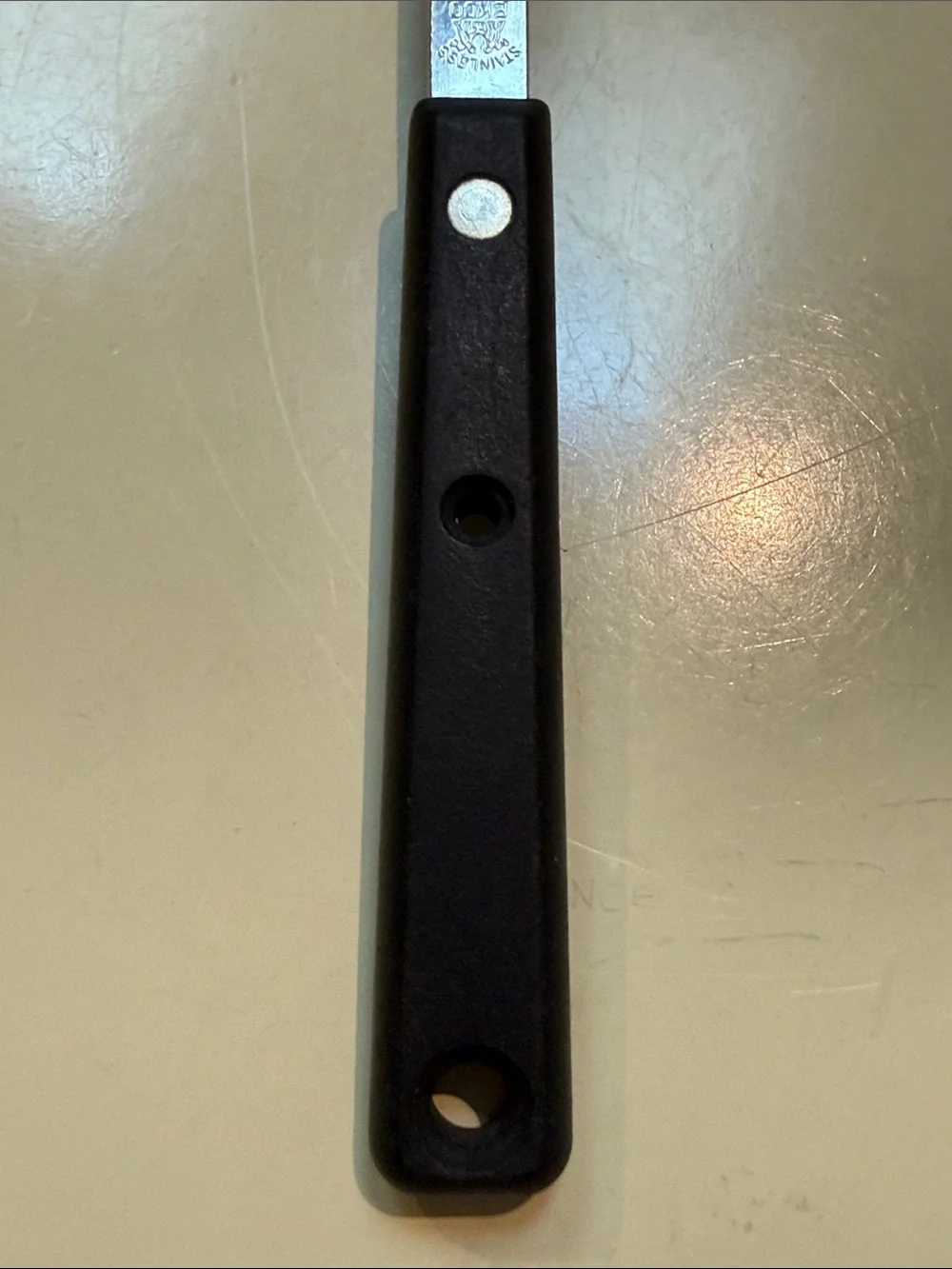 Vintage EKCO Forge Stainless Steel Slotted Spoon